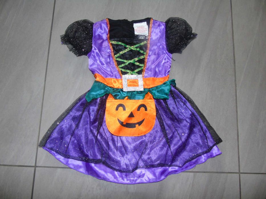 strój sukienka dynia 2-3 lata