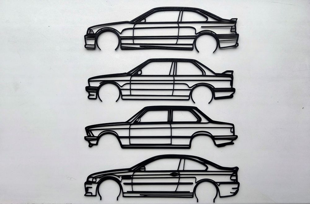 BMW Е21, Е30, Е36, Е46 модель, декор.