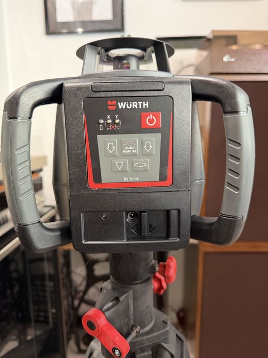Niwelator laserowy Wurth RL 5-14 + statyw + walizka + Łata jak Nowe
