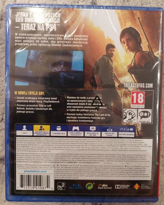 The Last of Us: Remastered Gra PS4 (Kompatybilna z PS5)