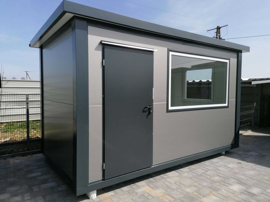 Pawilon kontener budka biuro stróżówka socjalny portiernia waga skup