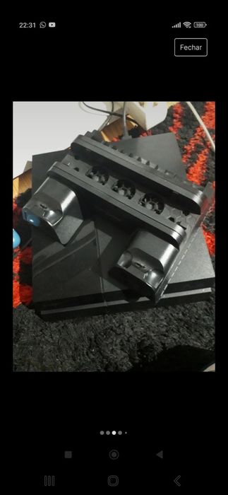 Playstation 4 com acessorios