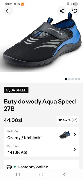 NOWE buty do wody męskie 42