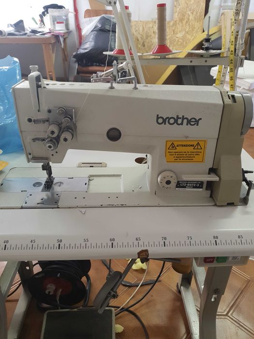 Máquina de Costura Industrial Brother LT2-B872-3 Dupla Agulha