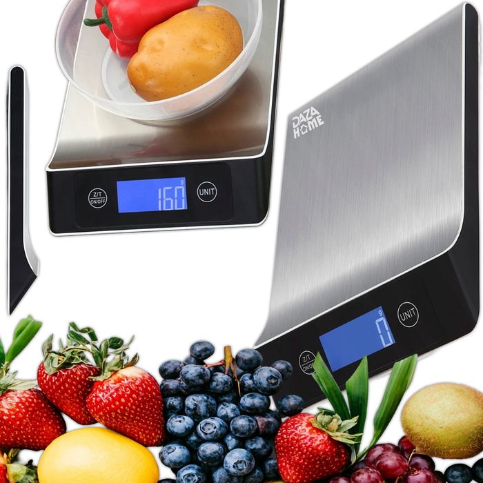 Waga Kuchenna Elektroniczna Precyzyjna 15kg / 1g Wyświetlacz