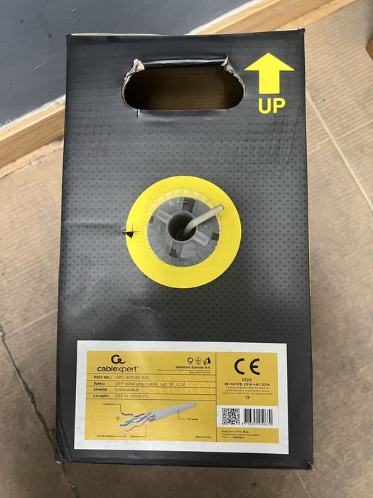5 camaras Reolink RLC510A+300mEthernet Cat5E+PortSwitch Poe 8 portas