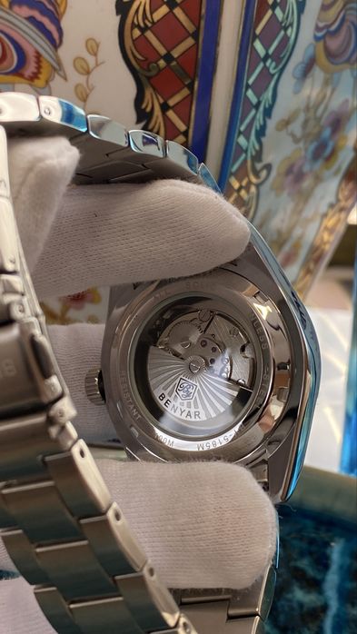 Чоловічий механічний годинник Benyar Automatic 10 BAR