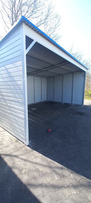 Wiata garażowa otwarta 6x4 carport premium