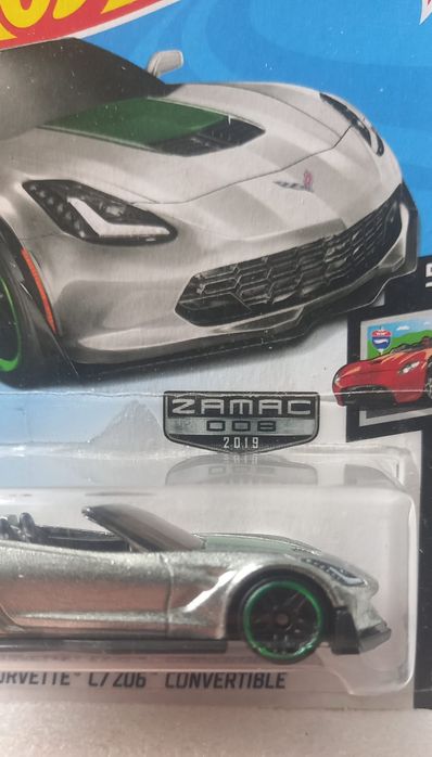 Corvette c7 z06 convertible Zamac hot wheels