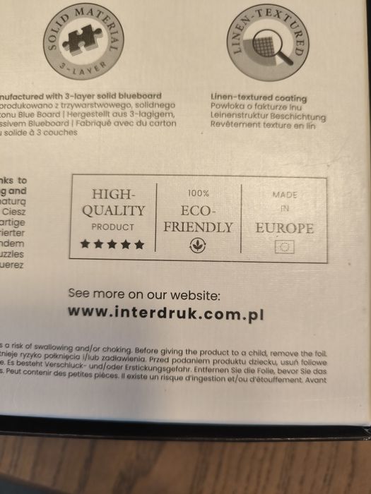 PUZZLE 500 szt pociąg