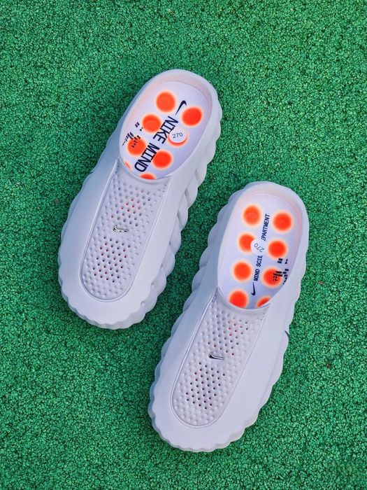 Klapki NIKE Mind 001 Slide Light Smoke Grey szare R.39