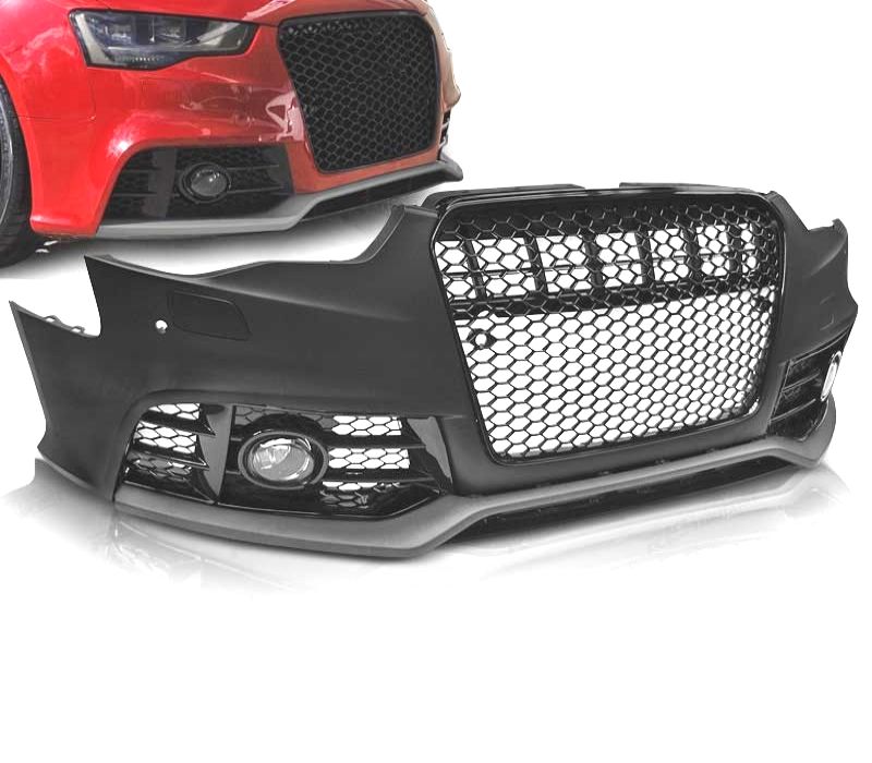 PARACHOQUES FRONTAL PARA AUDI A5 11-16 RS5 ARO PRETO PDC