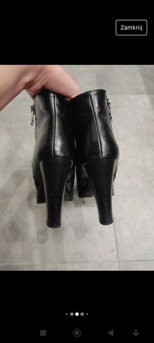 Czarne Botki r 41