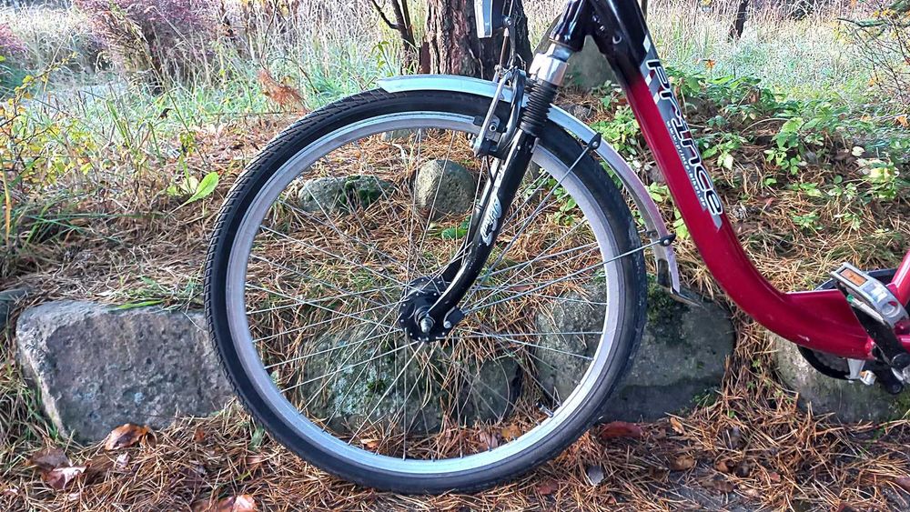 Alu Rower Miejski Damski Prince Damka Łabędź Niska Rama Sram S7 Led 28