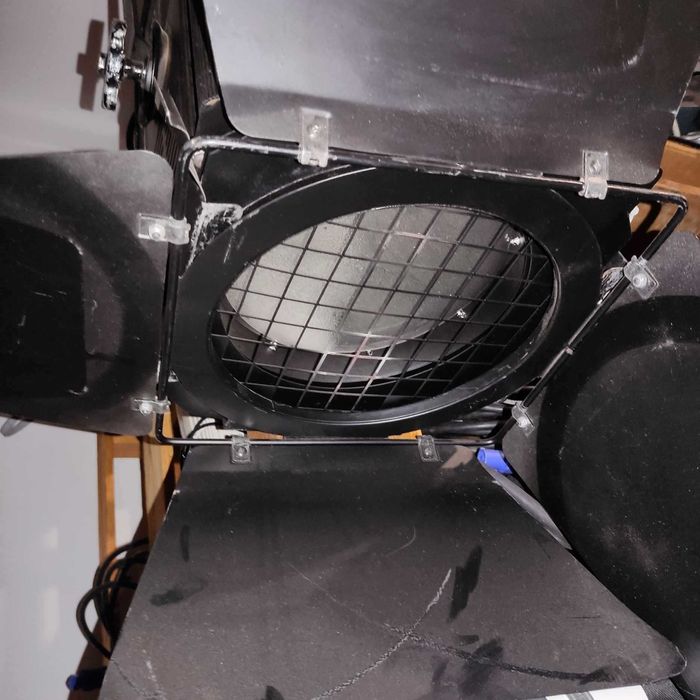 PC 2000W lente Fresnel com palas e lâmpada