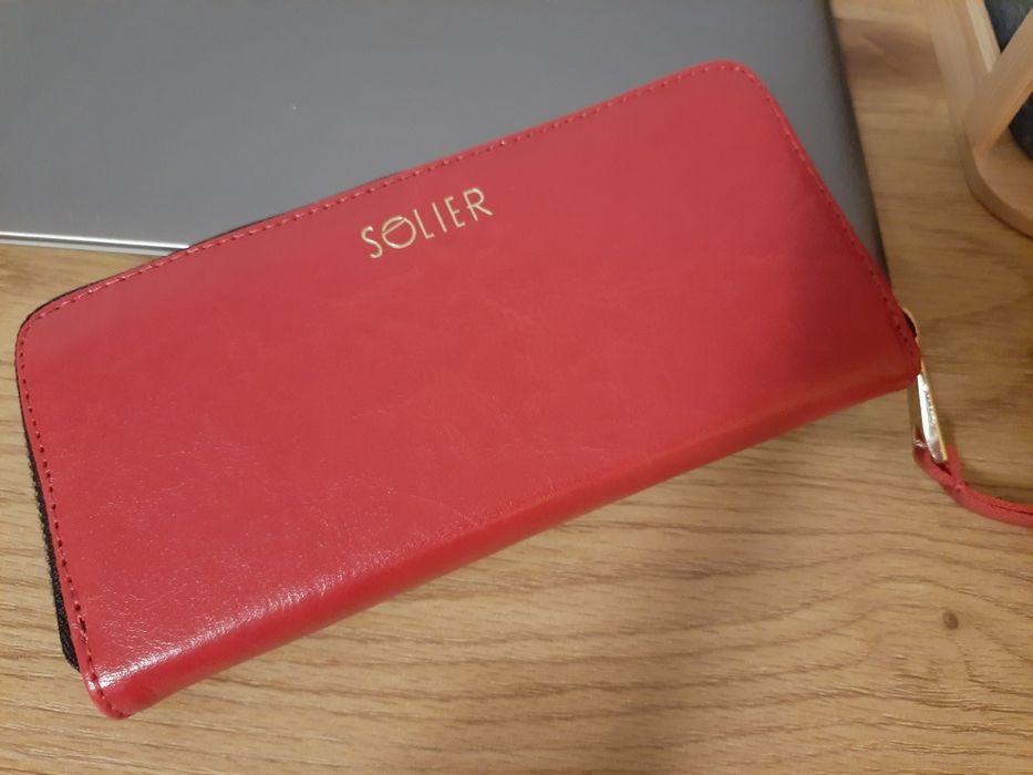 Skórzany portfel damski nowy