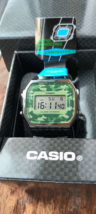 Casio A168W Camuflado Verde Tropa