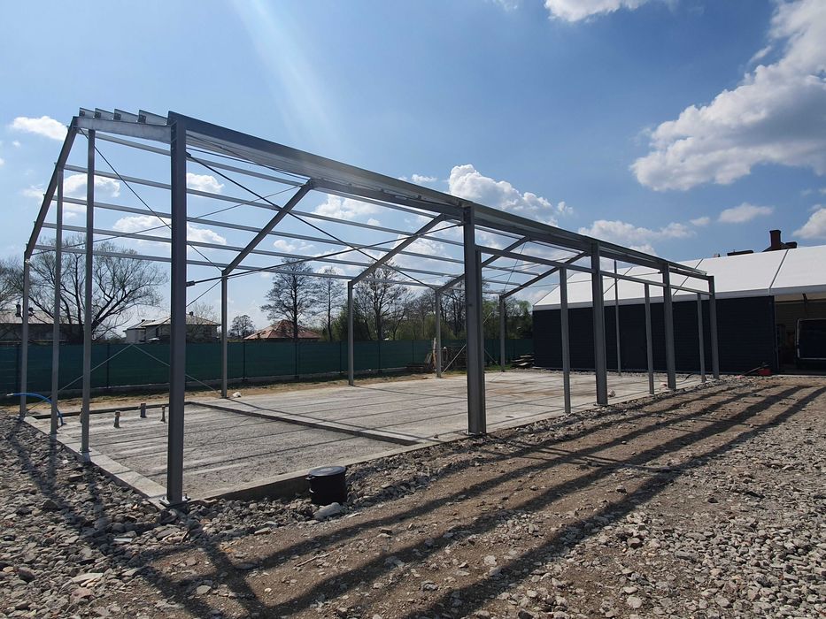 Konstrukcja Hali 14x20x4m 280m2 Konstrukcje stalowe hale PRODUCENT