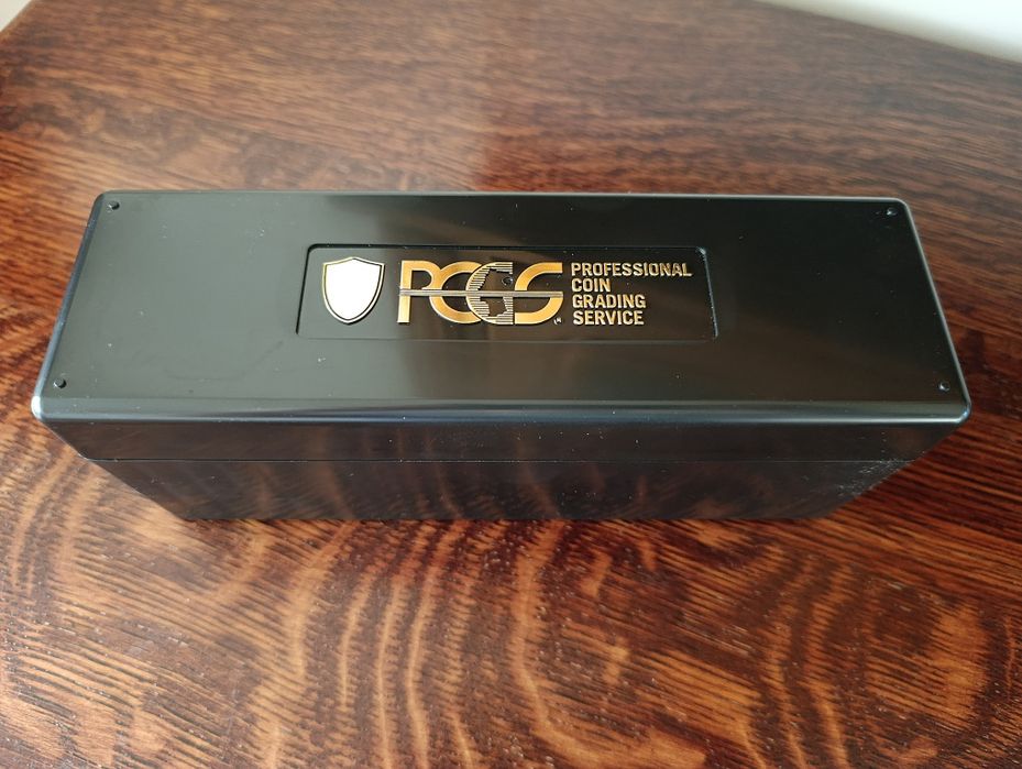Pudełko PCGS czarne GOLD na slaby  ŻADKOŚĆ POLECAM