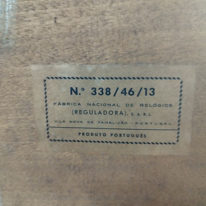 Relógio Antigo Reguladora