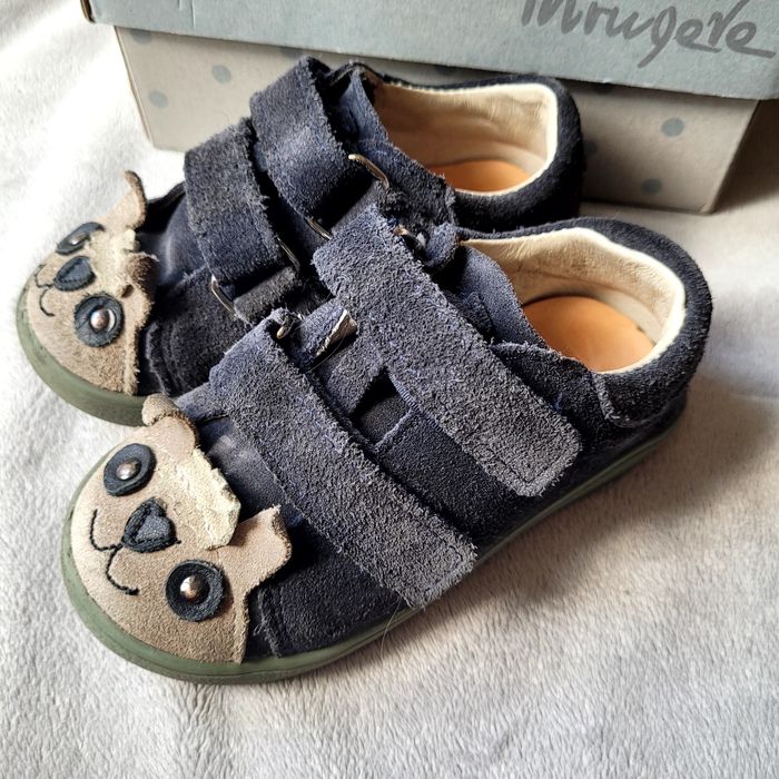 Półbuty zapinane na rzepy Mrugała 22 z owieczką