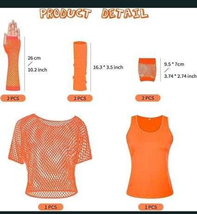 Strój kostium lata 80 90 XXL karnawał impreza sesja zdjęciowa retro