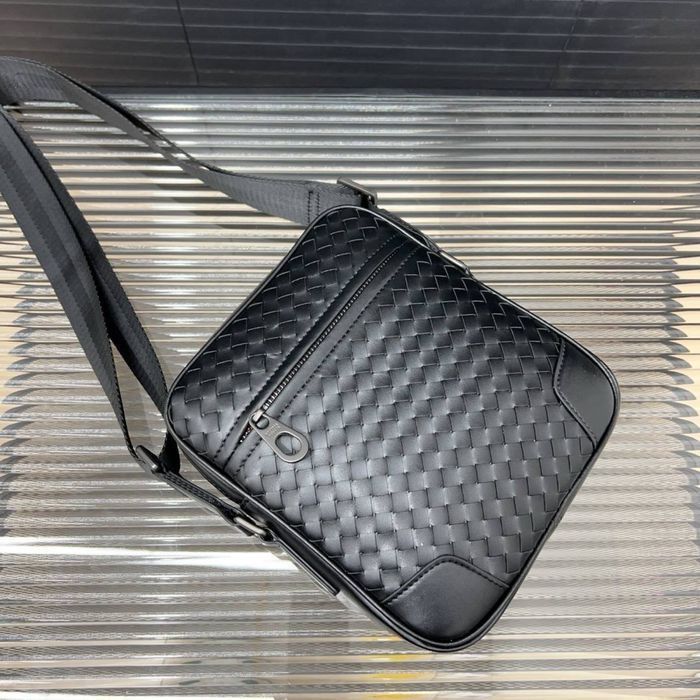 Чоловіча шкіряна сумка bottega veneta мужская кожаная сумка ботт — zdjęcie 4