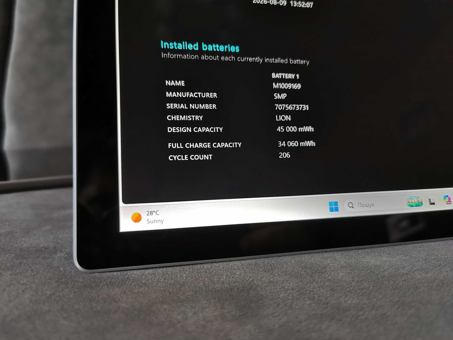 Планшет 12.3" Microsoft Surface Pro 5 intel i5-7300U 4/128gb NVMe 3K екран | з США