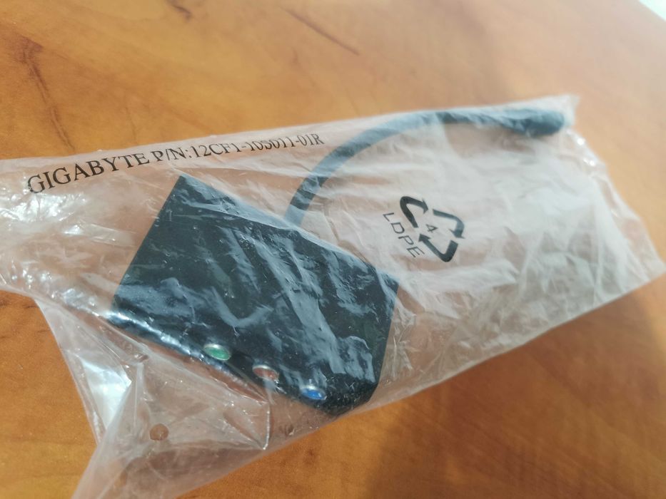Adapter S-Video GIGABYTE nVidia przejściówka do karty graficznej
