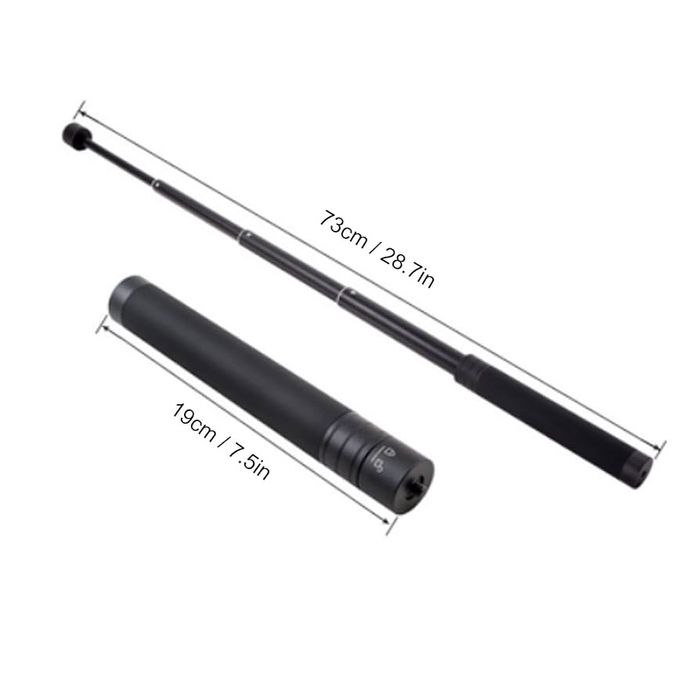 Metalowy kijek ze statywem