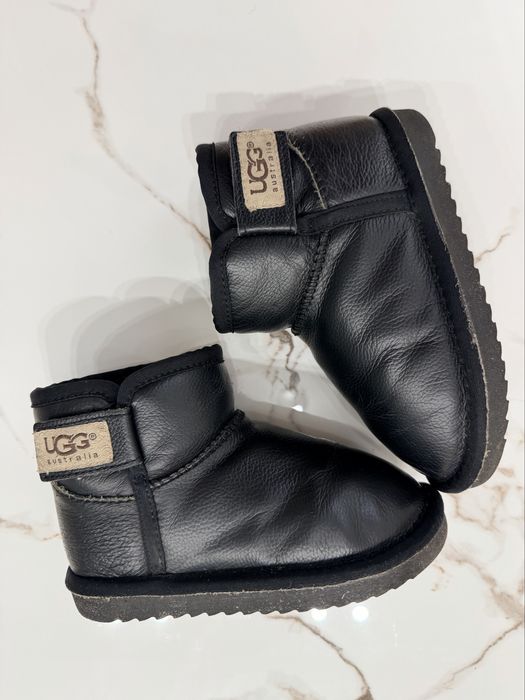 UGG уги шкіряні дитячі сапоги зимові 27,5