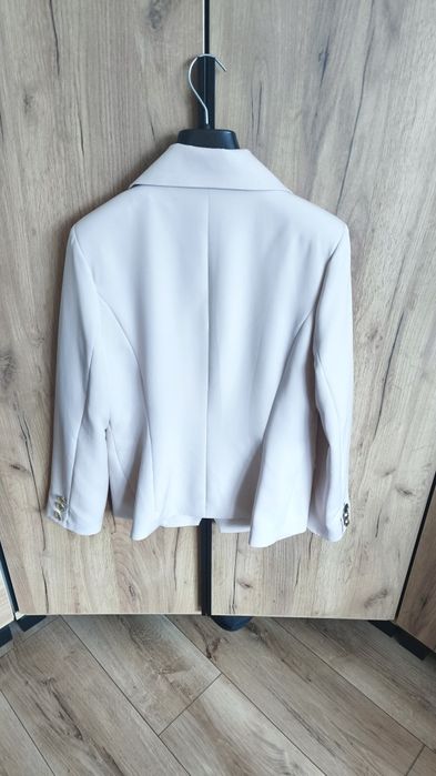 Marynarka żakiet Edan polski producent beż rozmiar L/40