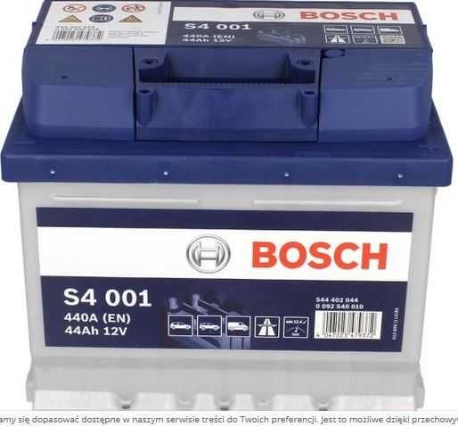 Akumulator Bosch S4001 44Ah dowóz gratis