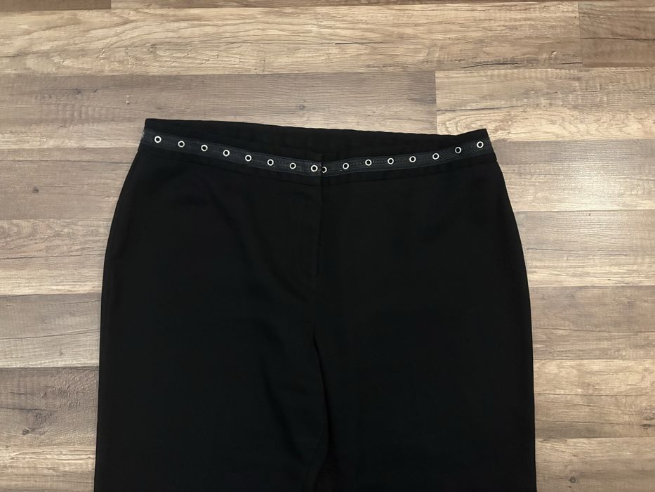 Czarne spodnie w kant Dorothy Perkins 44/XXL
