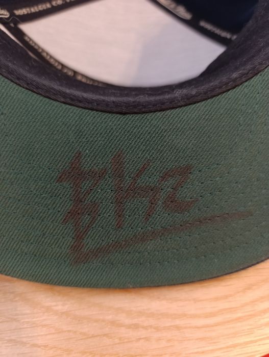 Unikat Z AUTOGRAFEM RAPERA BISZA - Snapback Mitchell & Ness NY NETS