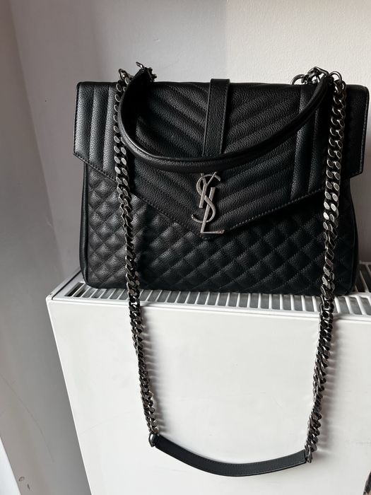 Yves Saint Laurent collage torebka czarna
