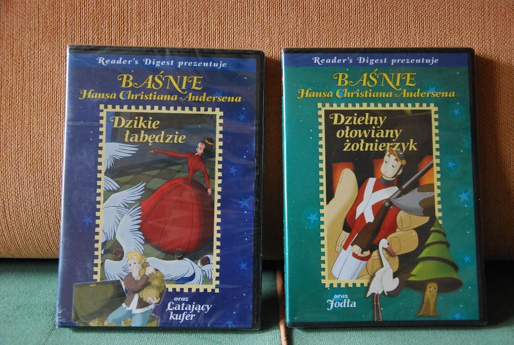 Baśnie dla dzieci Hansa Christiana Andersena, 2 płyty DVD, nowe, folia