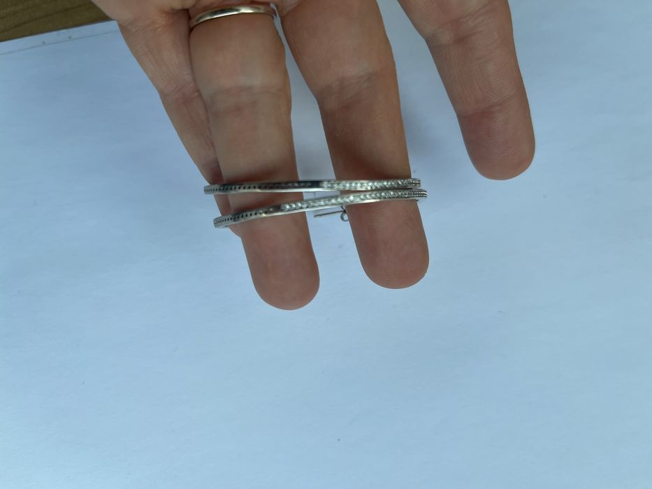 Продам срібні сережки