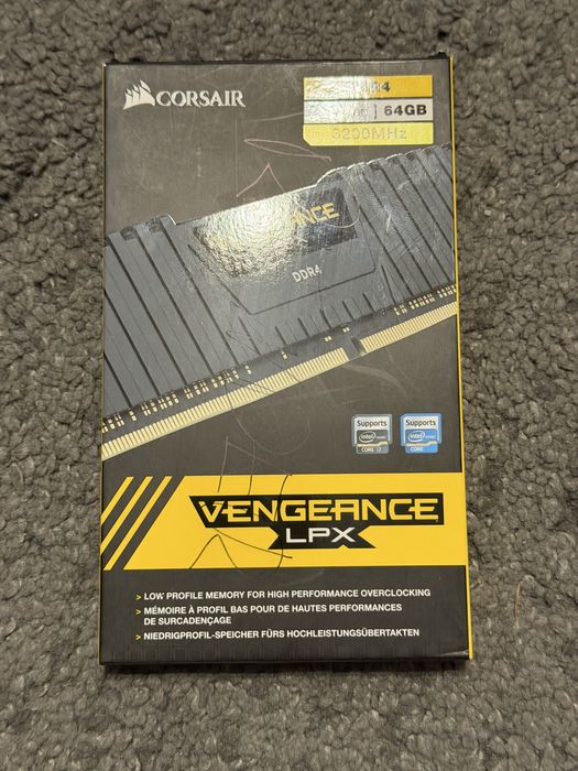 Pamięć RAM Corsair Vengeance LPX 64GB DDR4 3200 CL16 NOWE