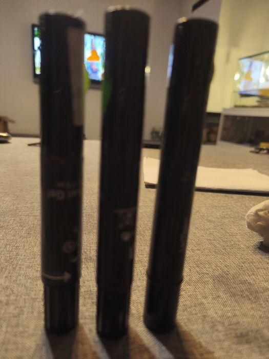 Zestaw 3 lakierów do paznokci hybrydowych w "pisaku"