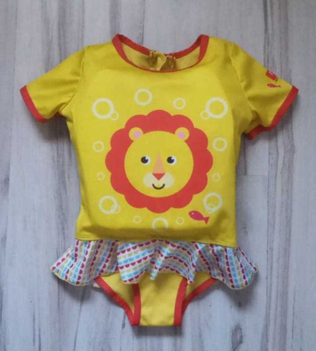 Piankowy kostium kąpielowy, kamizelka do pływania Bestway Fisher-Price