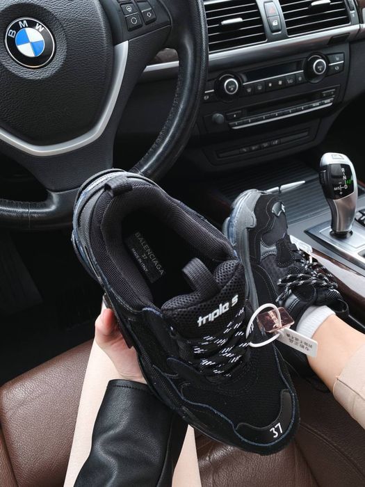 Buty Balenciaga Triple s Clear sole black