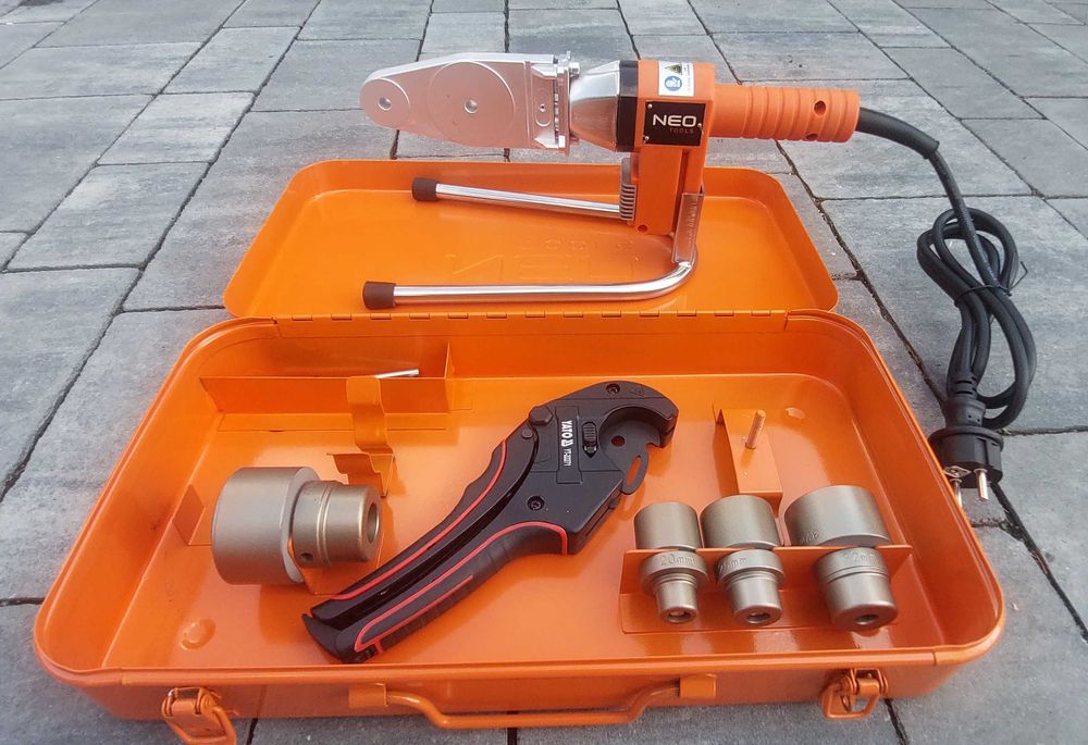 Zgrzewarka do rur wodnych PE PP PB NEO zestaw z nożem wynajem