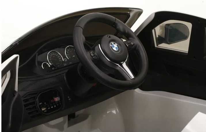 Samochód na Akumulator BMW X6 Czarny M F16 Skóra koła EVA 90 Watt Auto