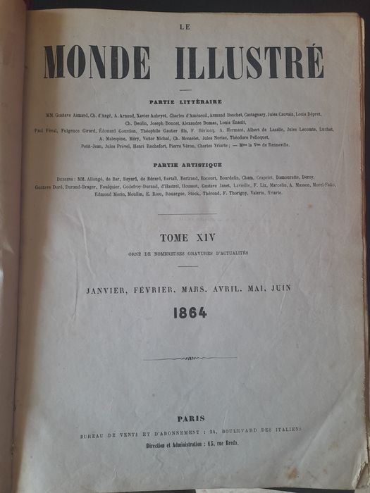 Le Monde Illustré 1863 e 1864