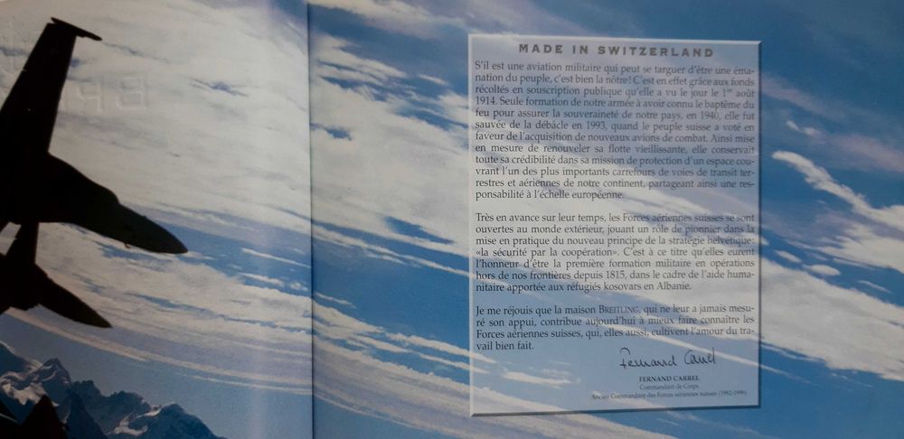 4 Catálogos Relógios BREITLING + brindes Breitling