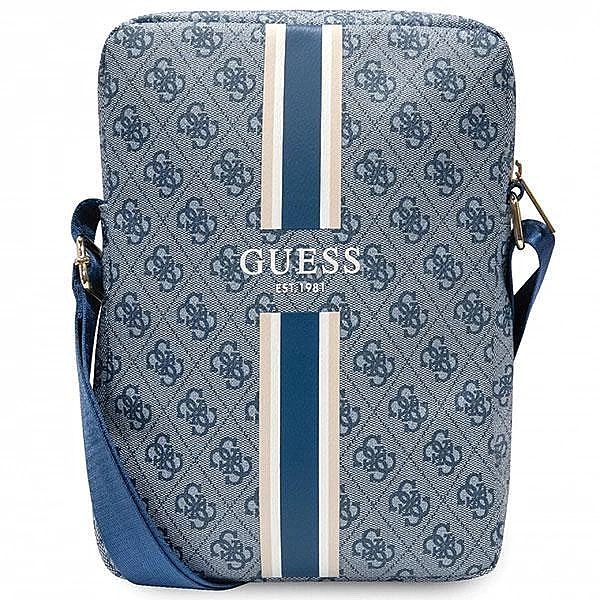 Torba Guess 4G Stripes na tablet 10" - niebieska
