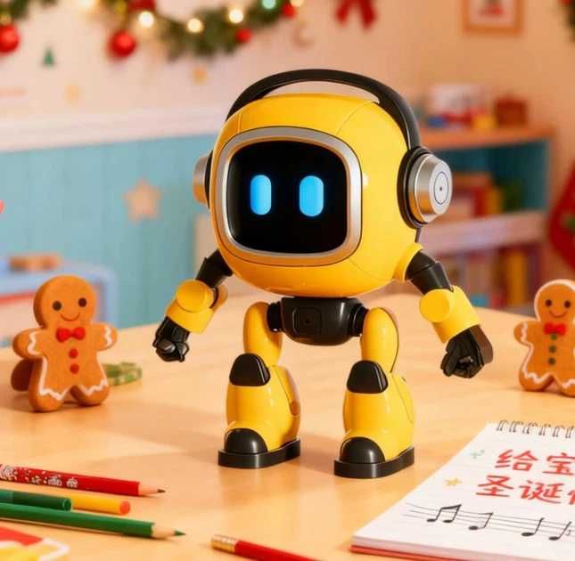 Інтерактивний розумний ІІ-робот DeepSeek AI з голосовим керуванням Wi-Fi та українською мовою, интерактивный ии-робот-игрушка