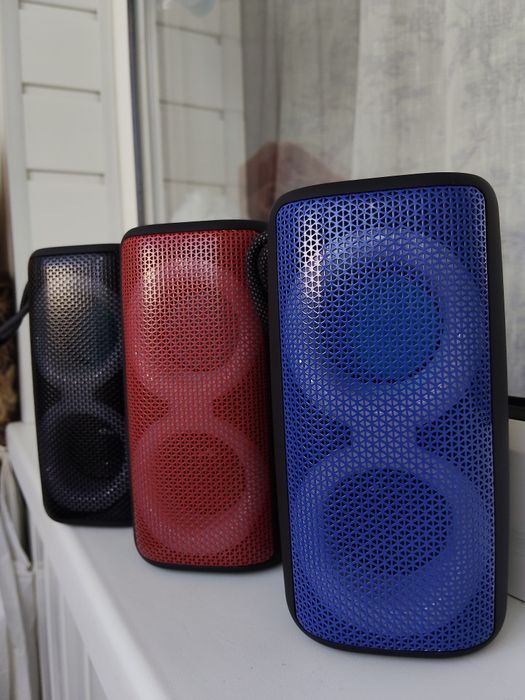 Мощная  Bluetooth колонка NB-041 з RGB подсветкой  fm радио