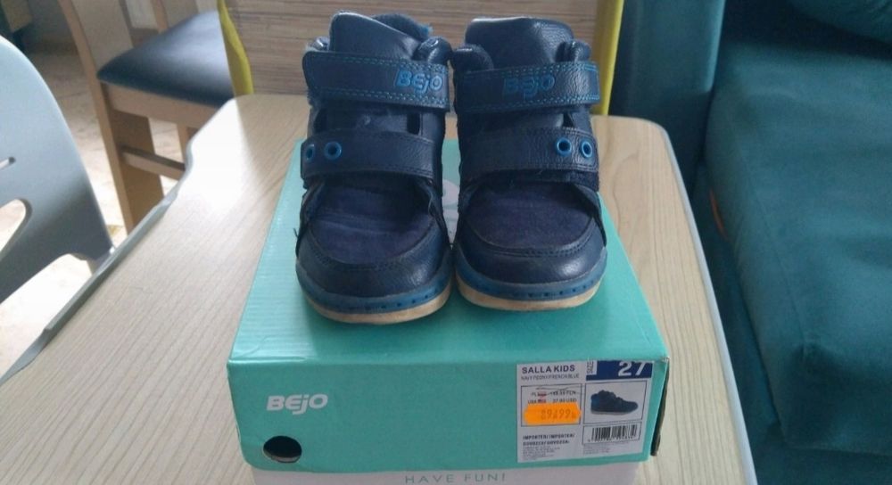 Buty Bejo Salla Kids rozmiar 27, wkładka ok 16,5 cm